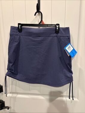 Columbia Slate Blue Active Skort with Side Drawstrings